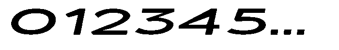 Quenova Bold Ultra Expanded Italic Font OTHER CHARS