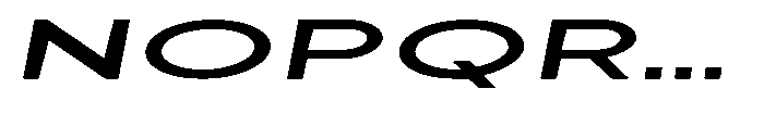 Quenova Bold Ultra Expanded Italic Font UPPERCASE