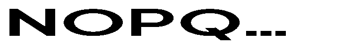Quenova Bold Ultra Expanded Font UPPERCASE