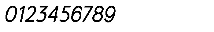 Quenova Condensed Italic Font OTHER CHARS