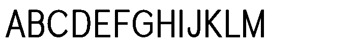 Quenova Condensed Font UPPERCASE