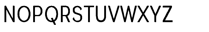 Quenova Condensed Font UPPERCASE
