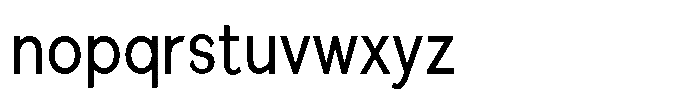 Quenova Condensed Font LOWERCASE
