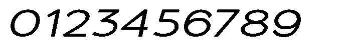 Quenova Expanded Italic Font OTHER CHARS