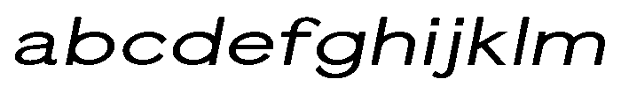Quenova Expanded Italic FONT