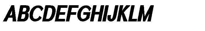 Quenova Extra Bold Condensed Italic Font UPPERCASE