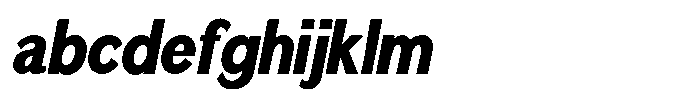 Quenova Extra Bold Condensed Italic FONT