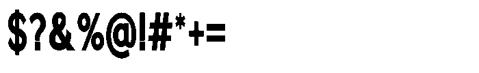 Quenova Extra Bold Extra Condensed Font OTHER CHARS