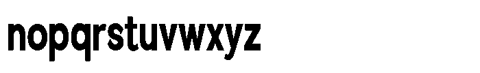 Quenova Extra Bold Extra Condensed Font LOWERCASE