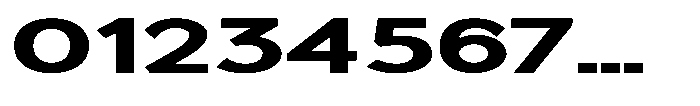 Quenova Extra Bold Extra Expanded Font OTHER CHARS