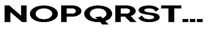Quenova Extra Bold Extra Expanded Font UPPERCASE