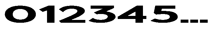 Quenova Extra Bold Ultra Expanded Font OTHER CHARS