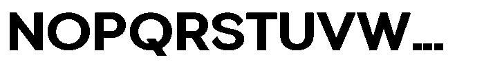 Quenova Extra Bold Font UPPERCASE