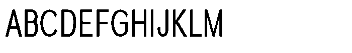 Quenova Extra Condensed Font UPPERCASE