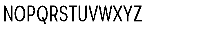 Quenova Extra Condensed Font UPPERCASE