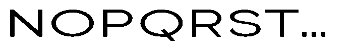 Quenova Extra Expanded Font UPPERCASE