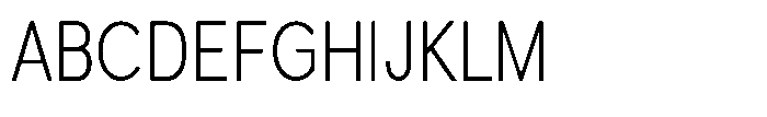 Quenova Extra Light Condensed Font UPPERCASE