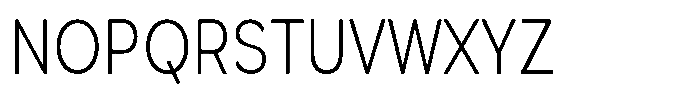 Quenova Extra Light Condensed Font UPPERCASE