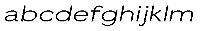 Quenova Extra Light Expanded Italic FONT