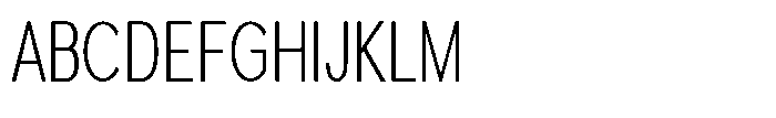 Quenova Extra Light Extra Condensed Font UPPERCASE