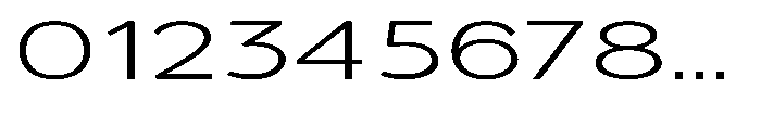 Quenova Extra Light Extra Expanded Font OTHER CHARS