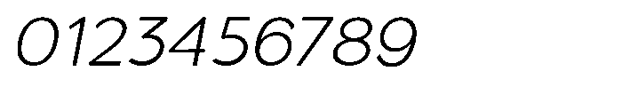 Quenova Extra Light Italic Font OTHER CHARS
