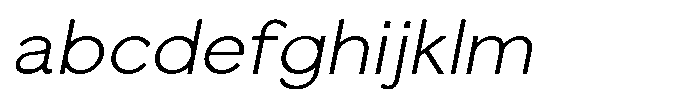 Quenova Extra Light Italic FONT