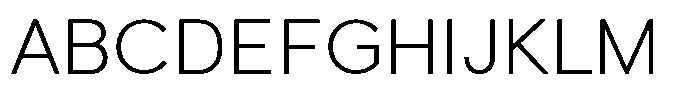 Quenova Extra Light Font UPPERCASE