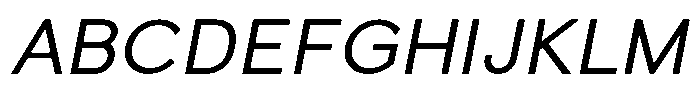 Quenova Italic Font UPPERCASE