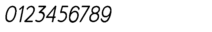 Quenova Light Condensed Italic Font OTHER CHARS