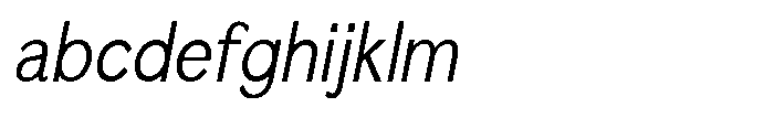 Quenova Light Condensed Italic FONT
