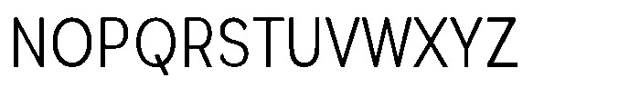 Quenova Light Condensed Font UPPERCASE