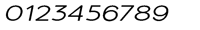 Quenova Light Expanded Italic Font OTHER CHARS