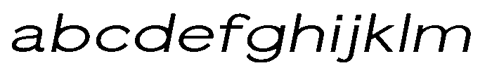 Quenova Light Expanded Italic FONT