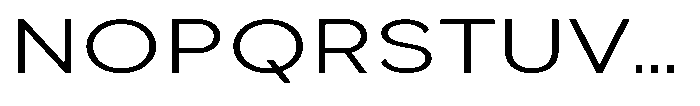 Quenova Light Expanded Font UPPERCASE