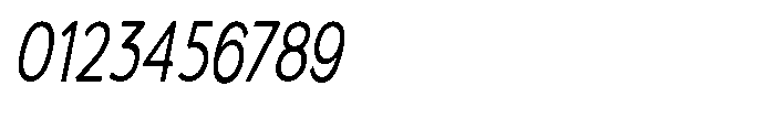 Quenova Light Extra Condensed Italic Font OTHER CHARS
