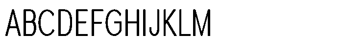 Quenova Light Extra Condensed Font UPPERCASE
