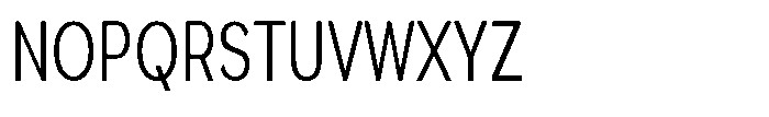 Quenova Light Extra Condensed Font UPPERCASE