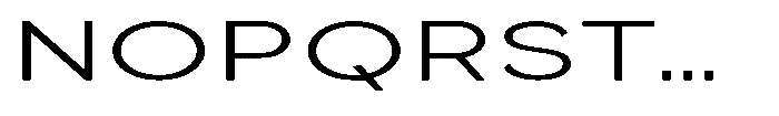 Quenova Light Extra Expanded Font UPPERCASE