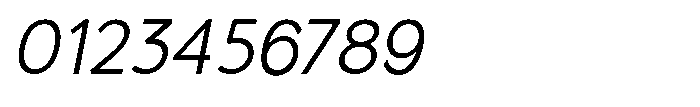 Quenova Light Semi Condensed Italic Font OTHER CHARS