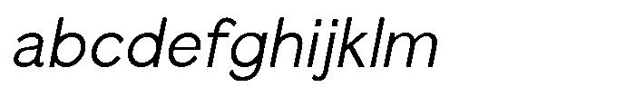 Quenova Light Semi Condensed Italic FONT