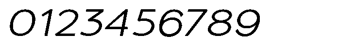 Quenova Light Semi Expanded Italic Font OTHER CHARS