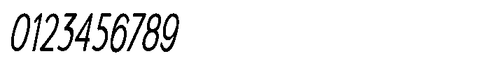 Quenova Light Ultra Condensed Italic Font OTHER CHARS