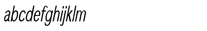 Quenova Light Ultra Condensed Italic FONT