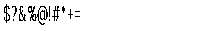 Quenova Light Ultra Condensed Font OTHER CHARS