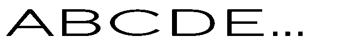 Quenova Light Ultra Expanded Font UPPERCASE