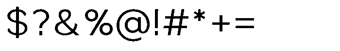 Quenova Light Font OTHER CHARS