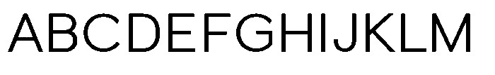 Quenova Light Font UPPERCASE