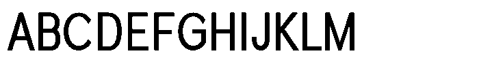 Quenova Medium Condensed Font UPPERCASE