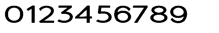Quenova Medium Expanded Font OTHER CHARS